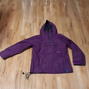 Vintage 90s Columbia hooded anorak purple M